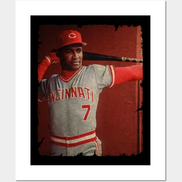 Mariano Duncan in Cincinnati Reds Wall Art by anjaytenan